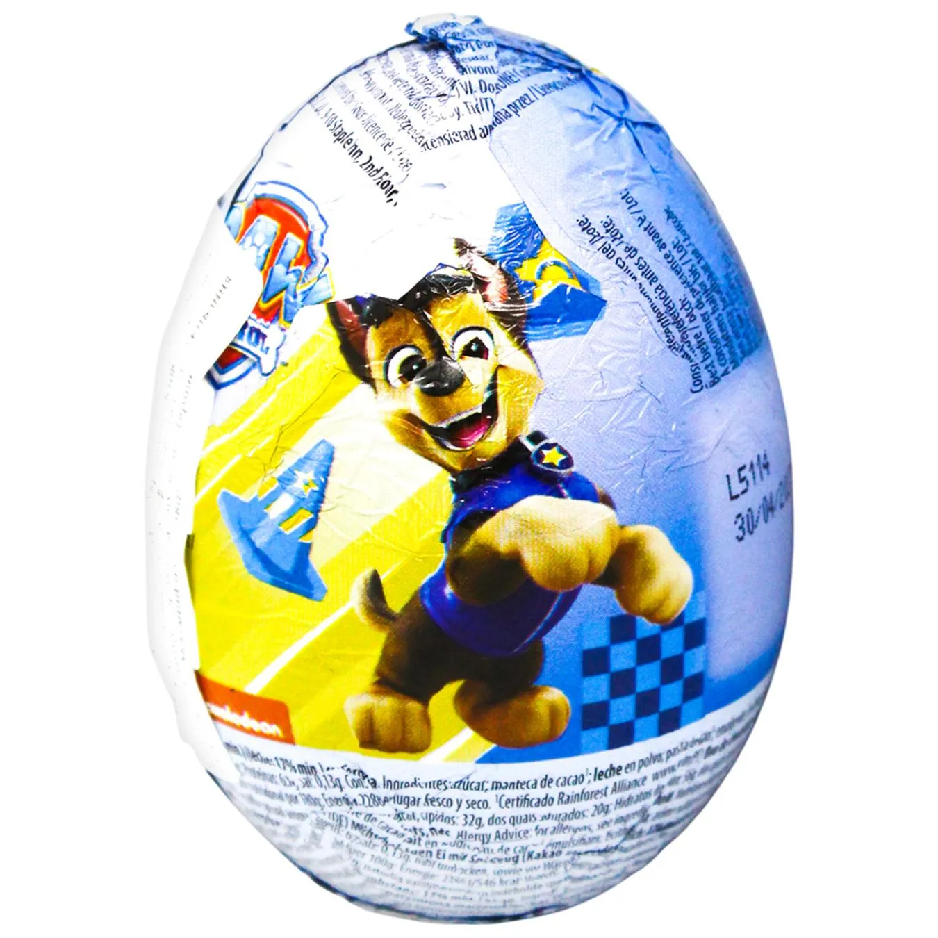 Яйце шоколадне Paw Patrol Maxi 60г - Фото 1