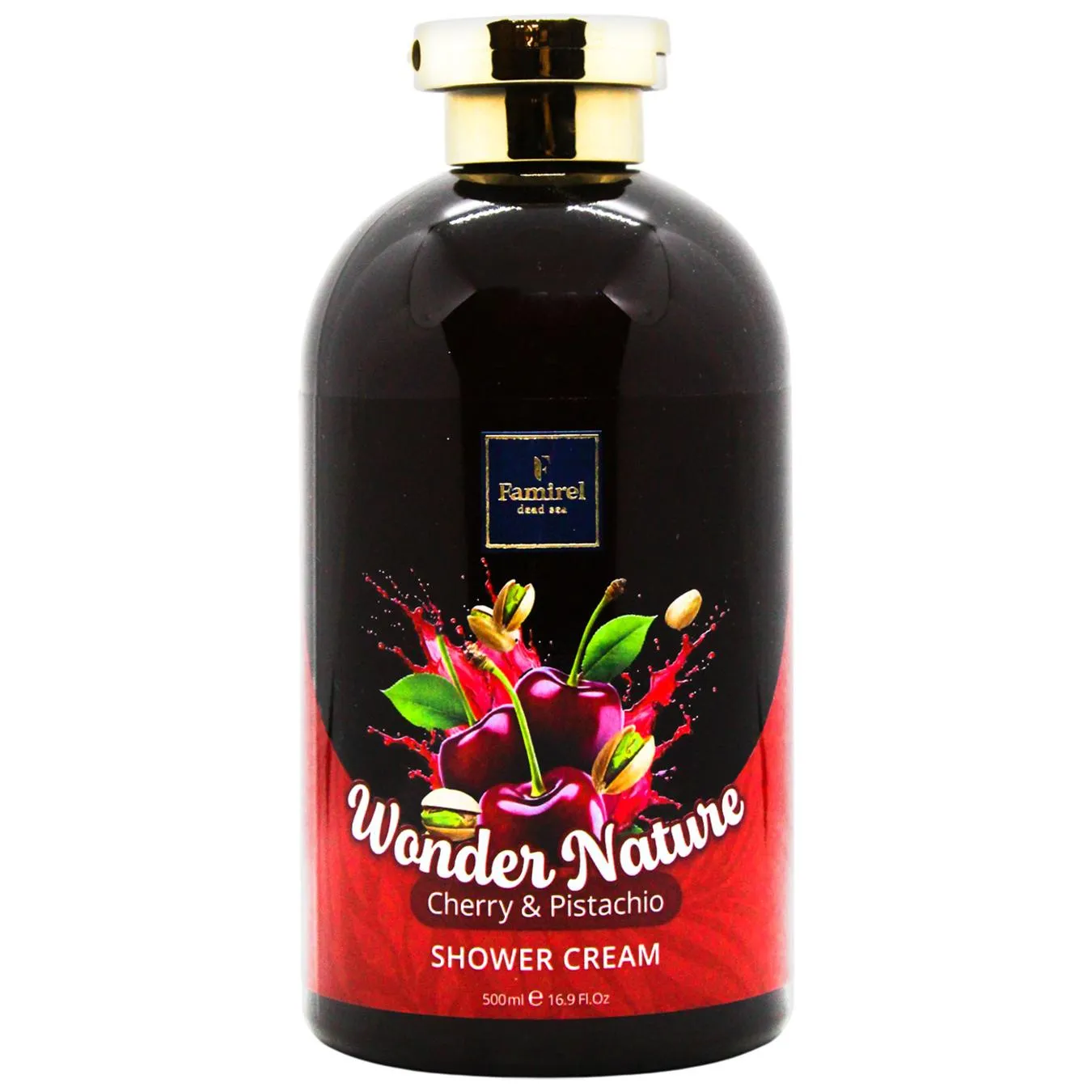 Крем-гель для душу Famirel Wonder Nature Вишня та фісташка,500 мл - Фото 1