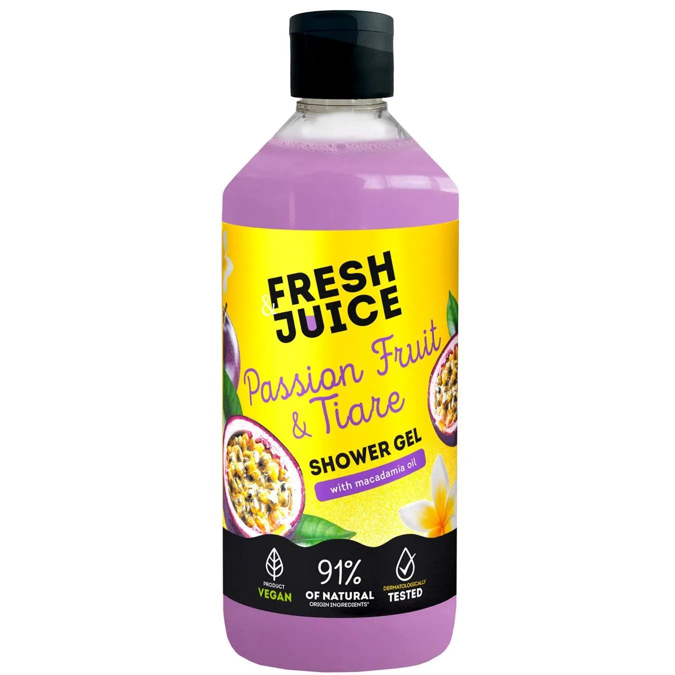 Гель для душу Fresh Juice Маракуйя і Тіаре,473 мл - Фото 1