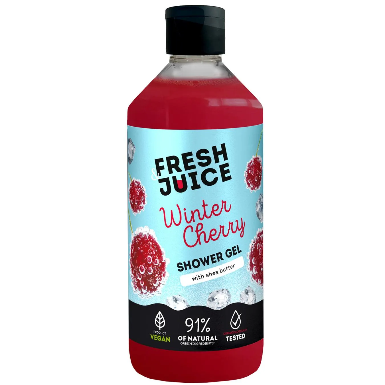 Гель для душу Fresh Juice Зимова вишня,473 мл - Фото 1