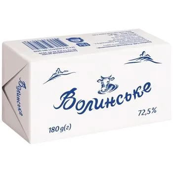 Суміш рослинно-вершкова Волинське 72,5% 180г - Photo 1