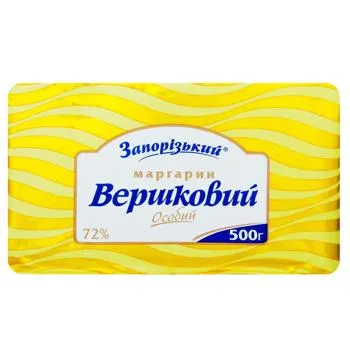 Маргарин Запорізький Вершковий особий 72% 500г - Фото 3