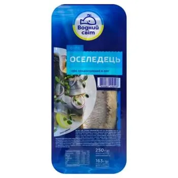 Оселедець Водний Світ філе слабосолене в олії 250г - Photo 5