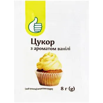Цукор ванільний Auchan 8г - Photo 1