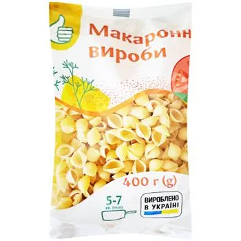 Макаронні вироби Auchan ракушки 400г - Photo 1