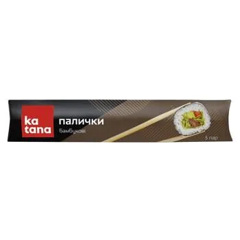 Палички Katana бамбукові 5 пар - Photo 3