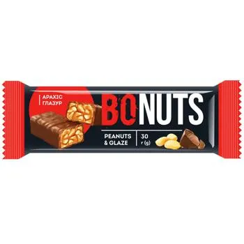 Батончик Vale Bonuts з арахісом 30г - Photo 1