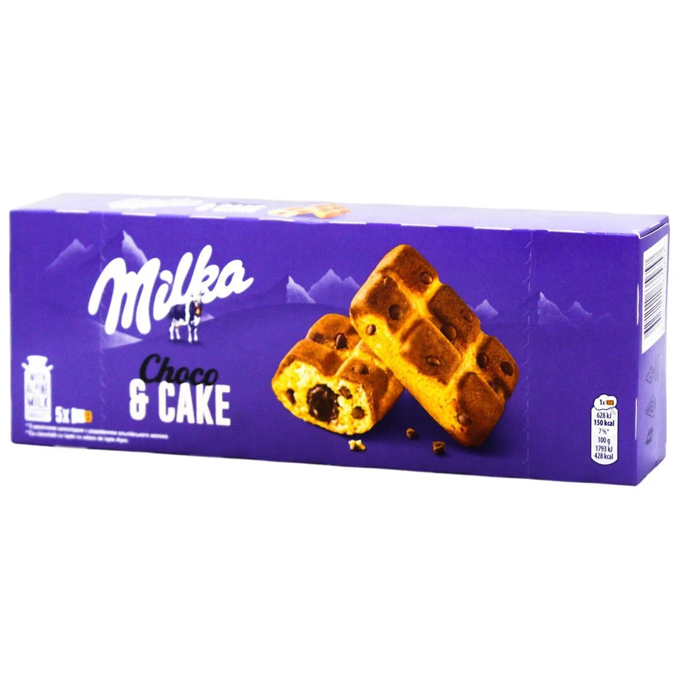 Тістечко Milka бісквіт з шоколадною начинкою 175г - Фото 4