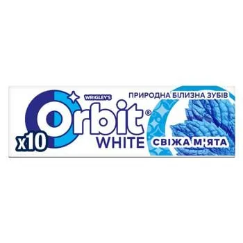 Жувальна гумка Orbit Білосніжна Освіжаюча м'ята 14г - Photo 4