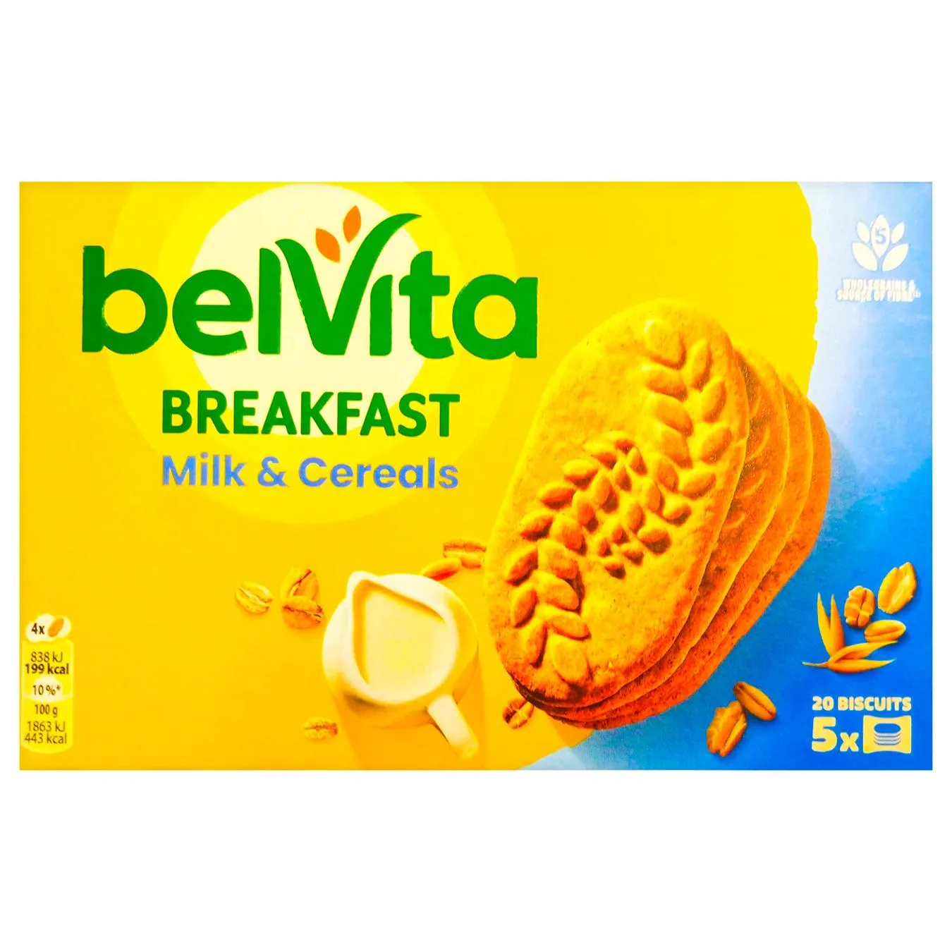 Печиво Belvita Original Milk&Cereals з мультизлаками 225г - Фото 5
