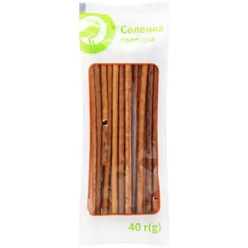 Соломка Auchan солодка 40г - Photo 1