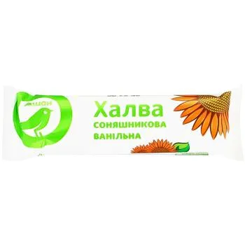 Халва Auchan соняшникова ванільна 60г - Photo 1