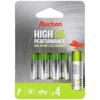 Акумулятори Auchan Premium 2500 AA 4шт - Фото 1