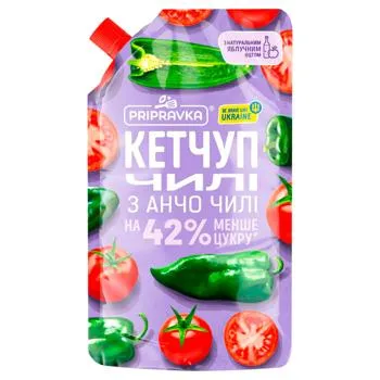 Кетчуп Pripravka Чилі з анчо чилі 250г - Фото 5