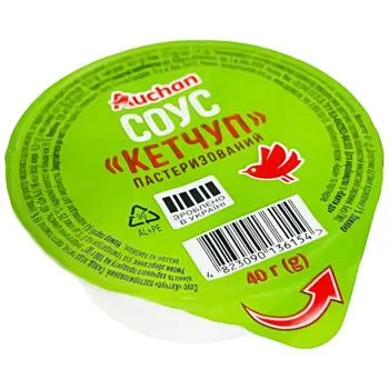 Соус Auchan Кетчуп 40г - Photo 1