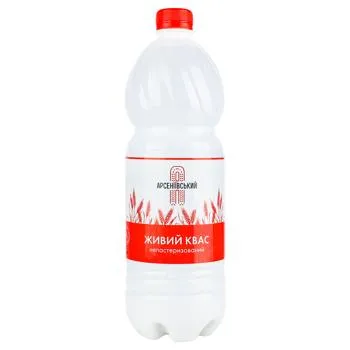 Квас Арсеніївський Живий хлібний 1л - Фото 3