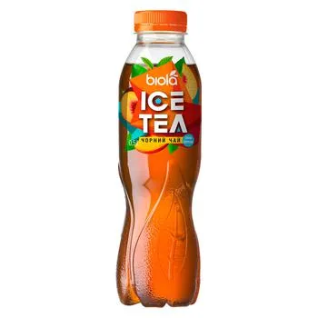 Чай чорний холодний Biola Ice Tea зі смаком персику 0,5л - Photo 1