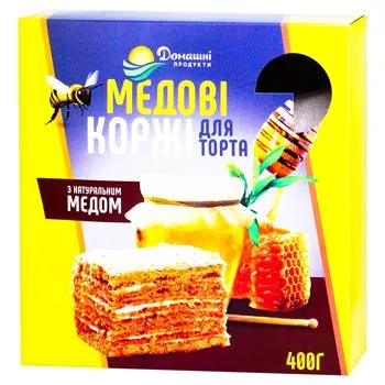Коржі для торта Домашні продукти Медові 400г - Photo 3