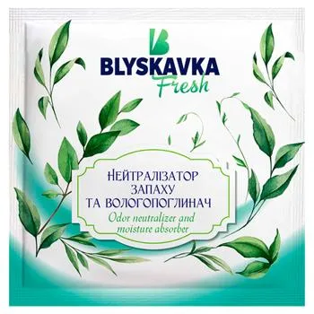 Саше Blyskavka Fresh Нейтралізатор запаху та поглинач вологи 10г - Photo 1