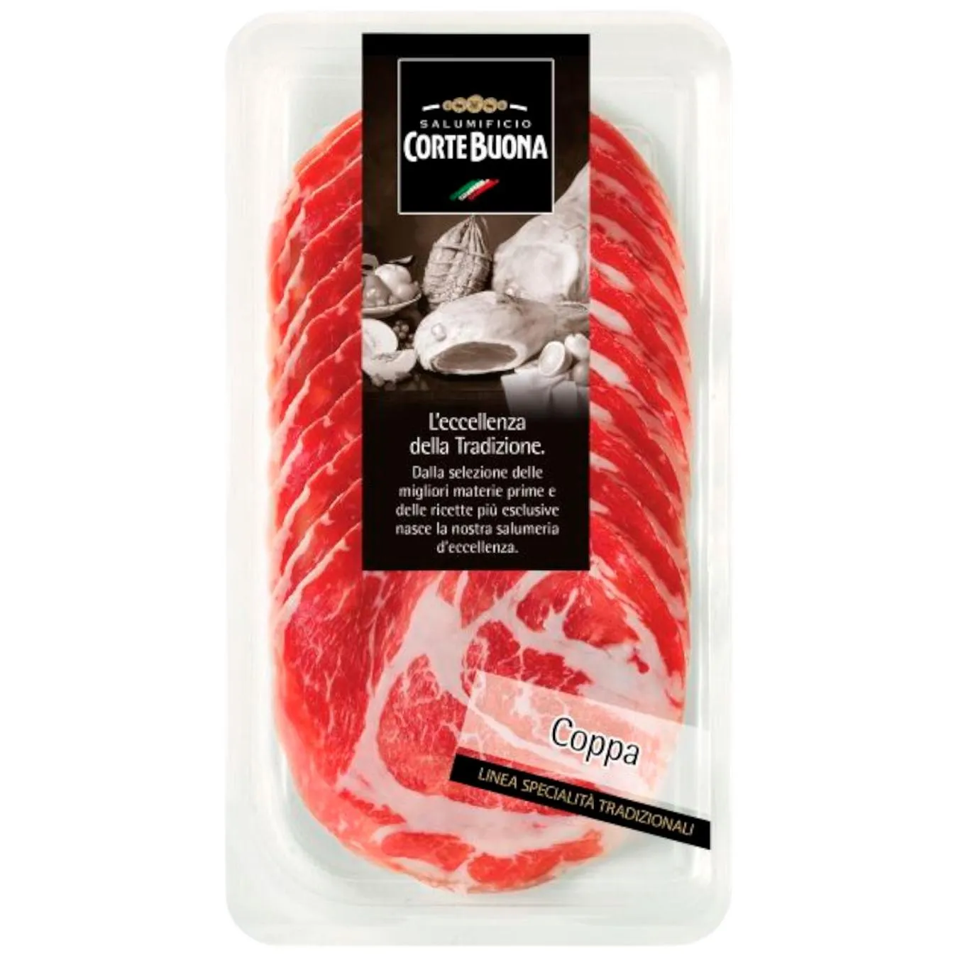 Коппа Corte Buona нарізка 80г - Фото 1