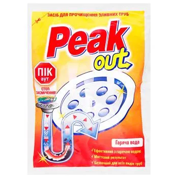 Засіб для прочищення труб Peak Out для гарячої води 80г - Photo 1