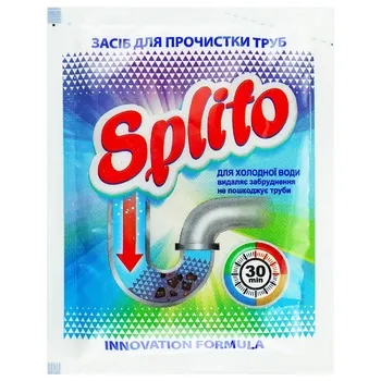 Засіб для прочищення труб Splito для холодної води 70г - Photo 1