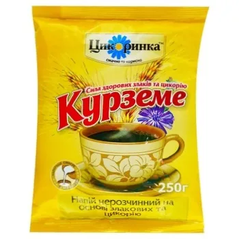 Напій Цикоринка Курземе на основі злакових та цикорію 250г - Photo 1
