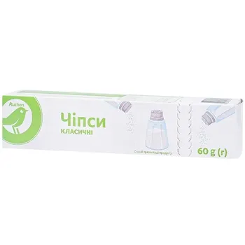 Чипси Auchan Класичні 60г - Photo 1