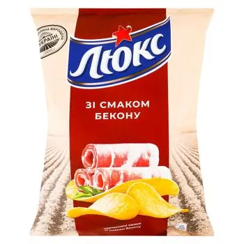 Чипси Люкс зі смаком бекону 125г - Фото 6