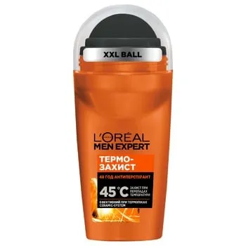 Антиперспірант кульковий L'Oreal Paris Men Expert Термозахист 50мл - Фото 1