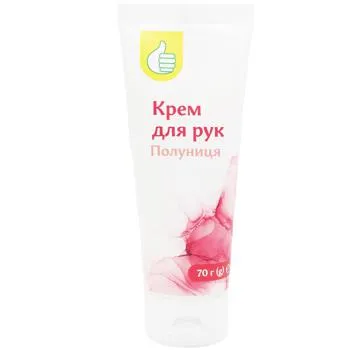 Крем для рук Auchan Полуниця 70г - Photo 1
