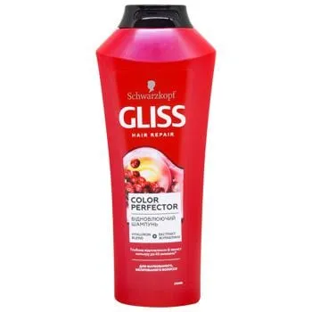 Шампунь Gliss Color Perfector для фарбованого мелірованого волосся 400мл - Photo 4