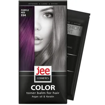 Бальзам тонуючий Jee Cosmetics 354 фіолетово-червоний 30мл - Photo 1