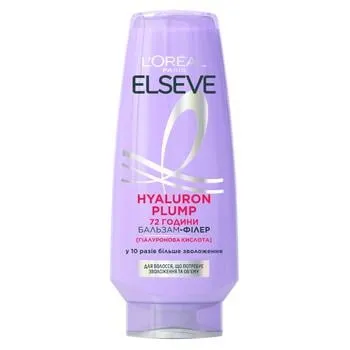 Бальзам-філлер L'Oreal Paris Elseve Hyaluron Plump для волосся, що потребує зволоження та об'єму 200мл - Фото 5