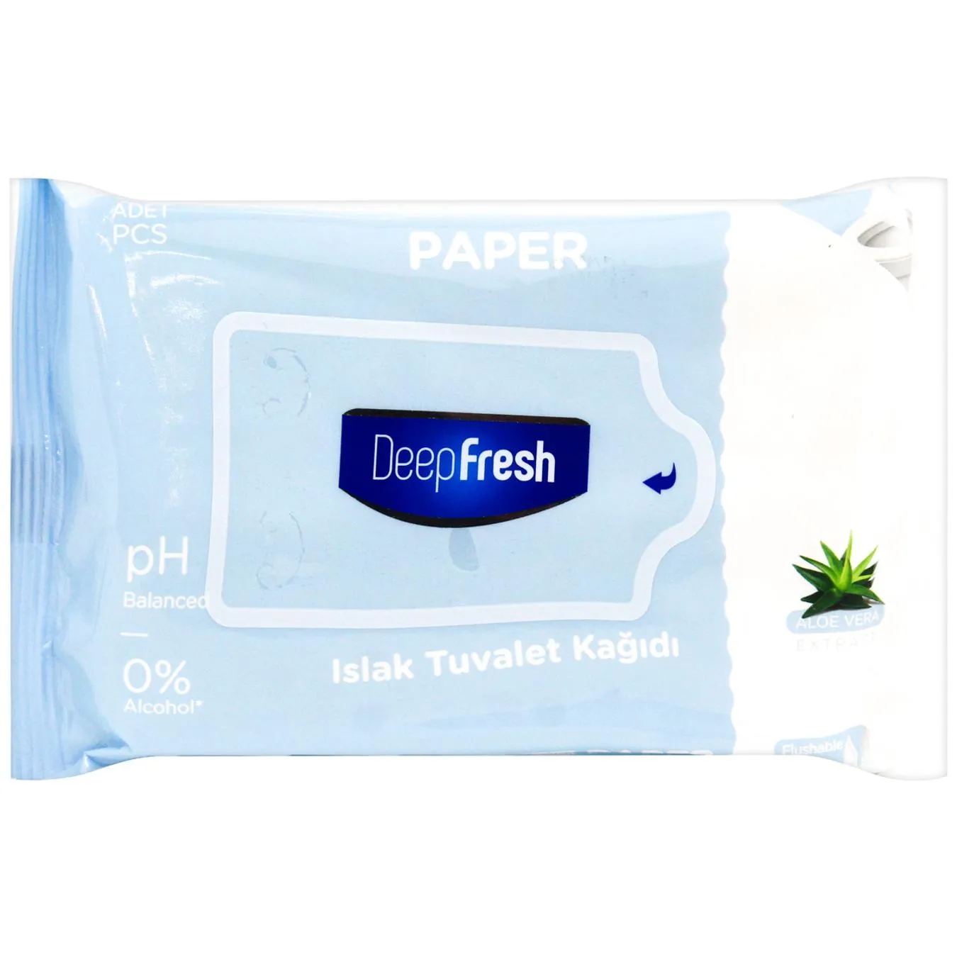 DF ВОЛОГ ТУАЛ ПАПІР 42ШТ БІО - Фото 1