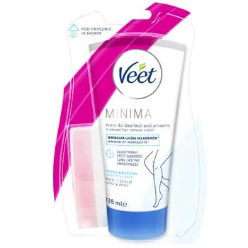 Крем для депіляції Veet Minima для чутливої шкіри 135мл - Фото 3