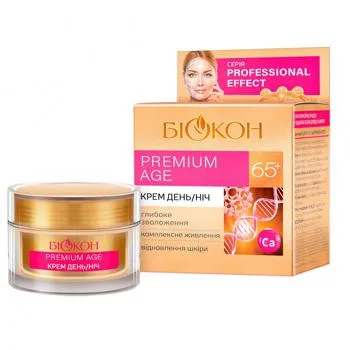 Крем для обличчя Біокон Professional Effect Premium Age 65+ день/ніч 50мл - Фото 1