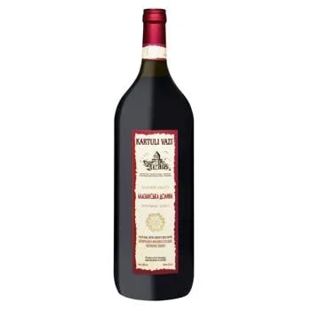 Вино Kartuli Vazi Алазанська долина червоне напівсолодке 11,5% 1,5л - Фото 4