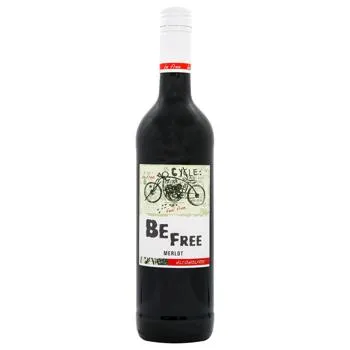 Безалкогольне вино Peter Mertes Be Free Merlot червоне солодке 0,5% 0,75л - Фото 1