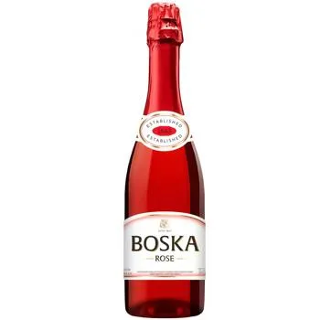 Напій винний сильногазований Boska Rose рожевий напівсолодкий 8,5% 0,75л - Photo 1