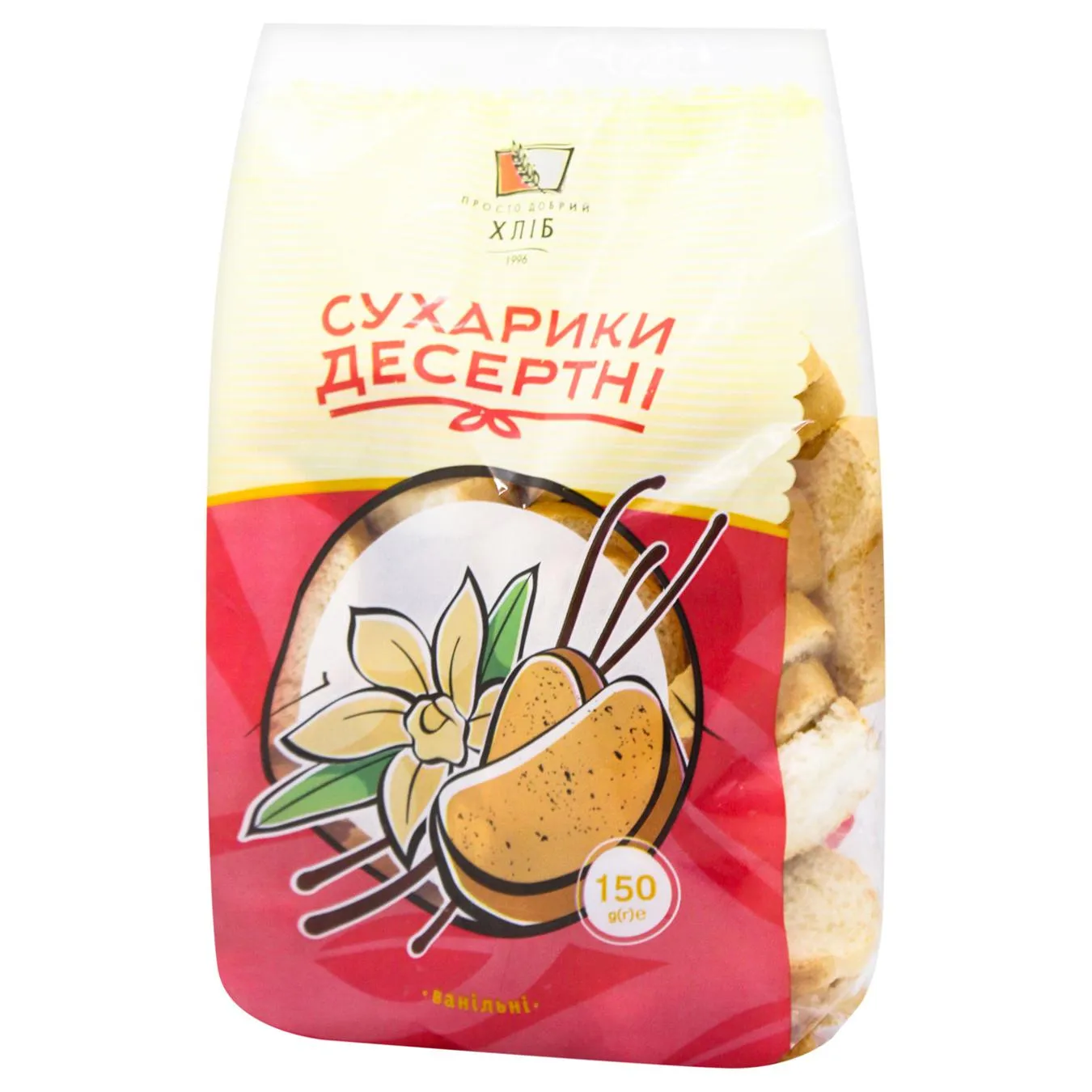Сухарики Просто Добрий Хліб Десертні 150г - Фото 1