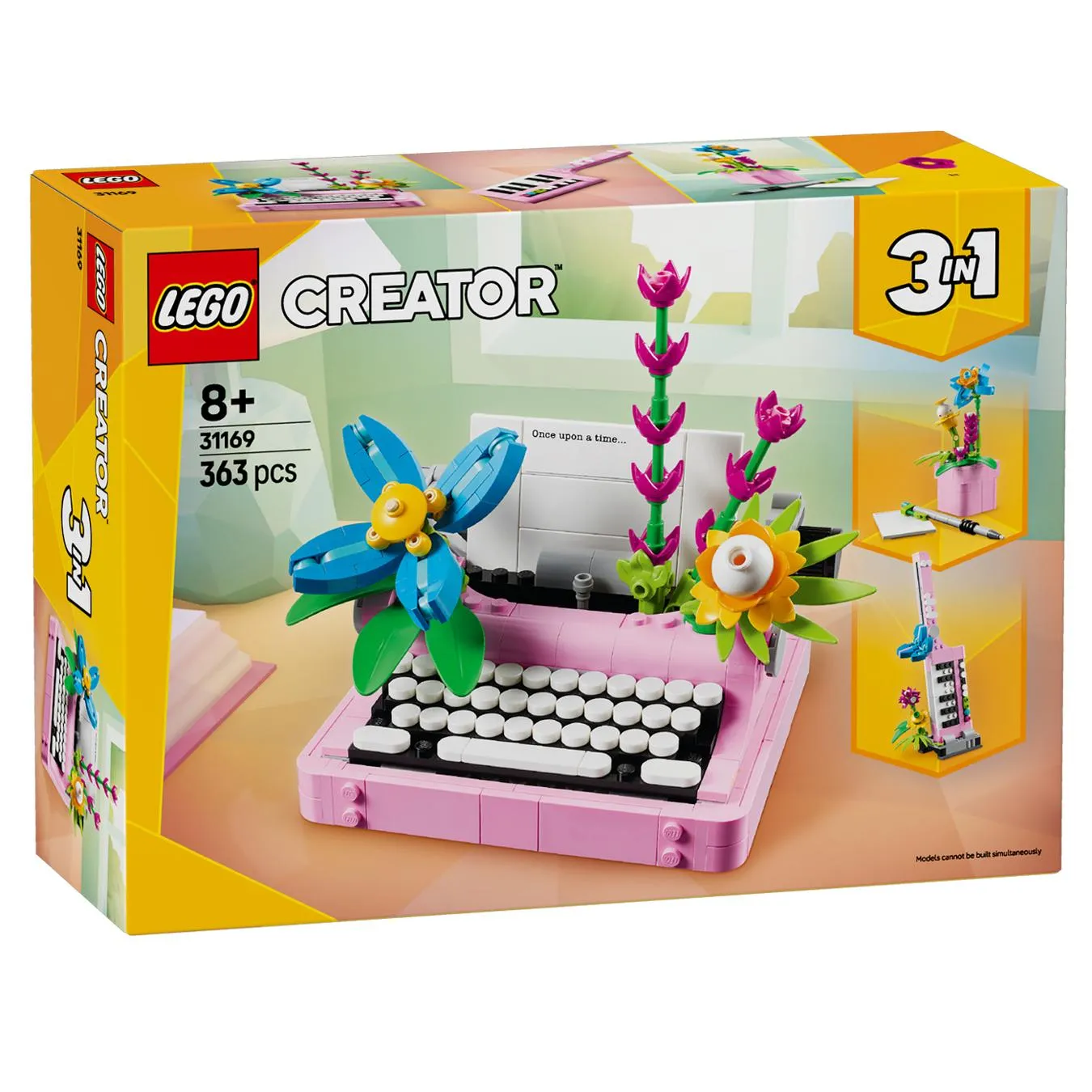 Конструктор Lego Creator 3in1 Друкарська машинка з квітами 31169 - Фото 1