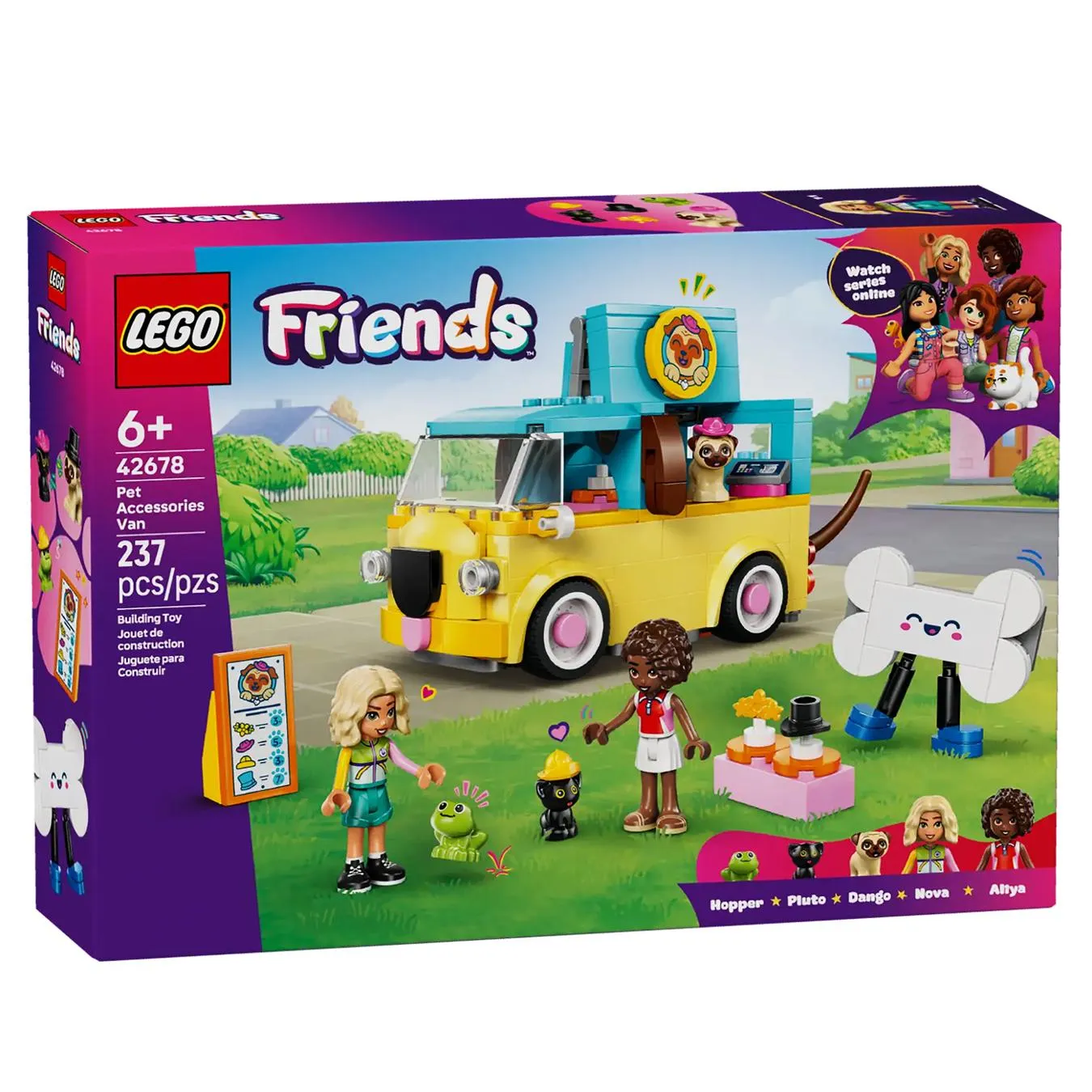 Конструктор Lego Friends Фургон з аксесуарами для улюбленців 42678 - Фото 1