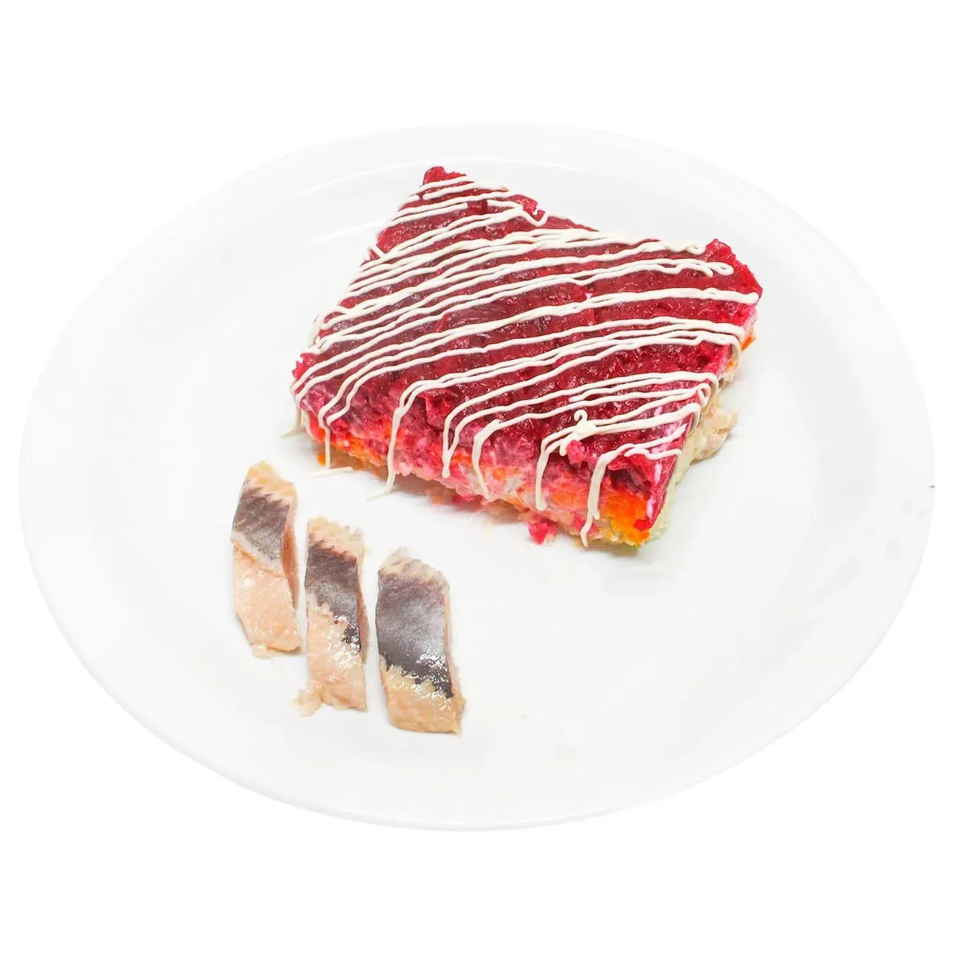 Салат Auchan Оселедець під шубою ваговий - Фото 1