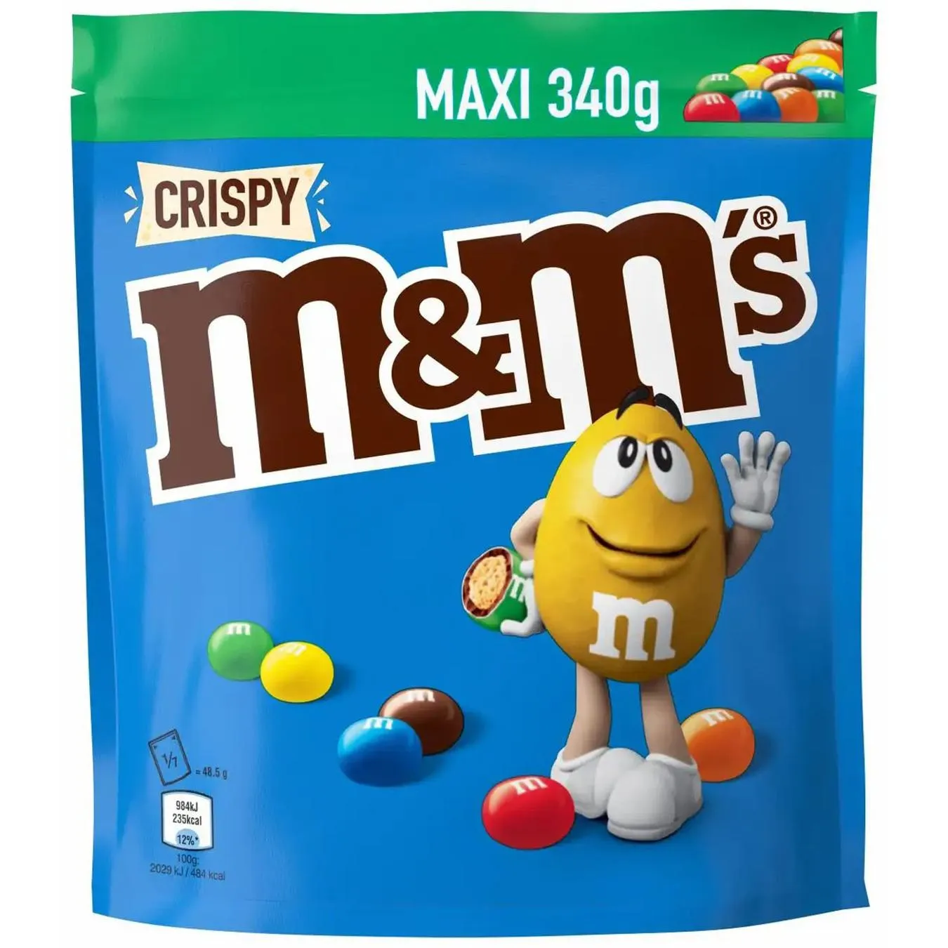 Драже M&M's Crispy 340г - Фото 1