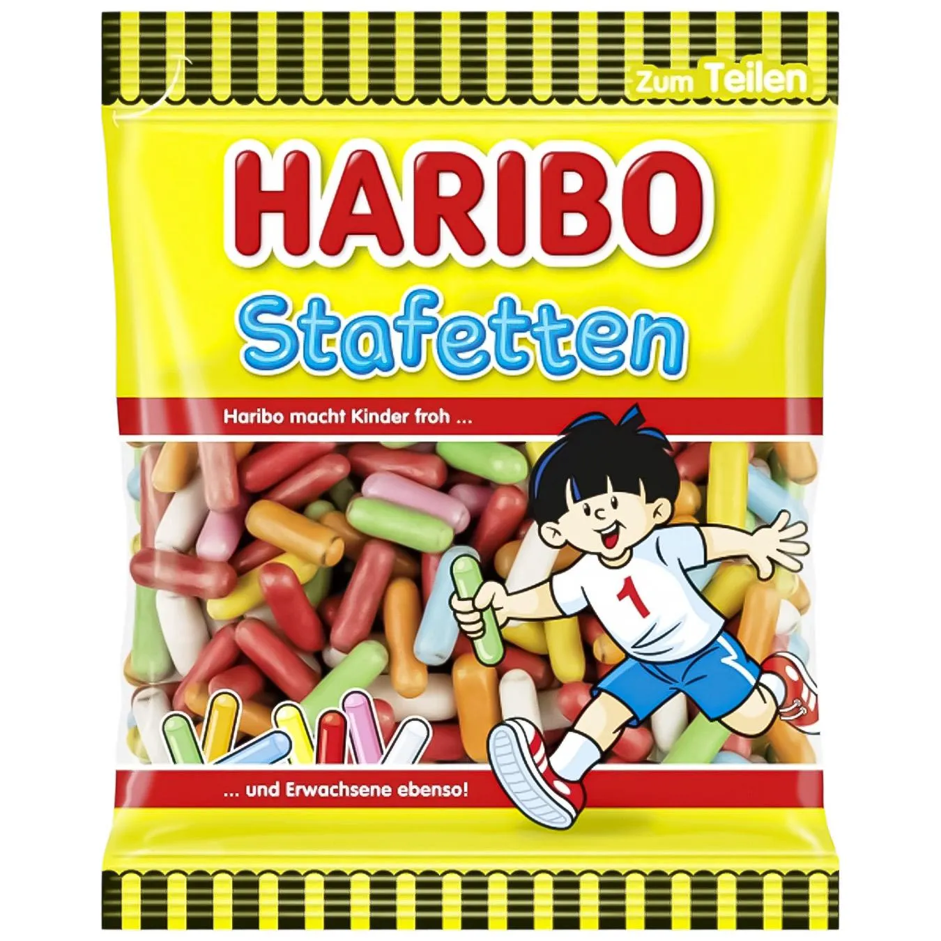 Цукерки Haribo Stafetten жувальні 160г - Фото 1