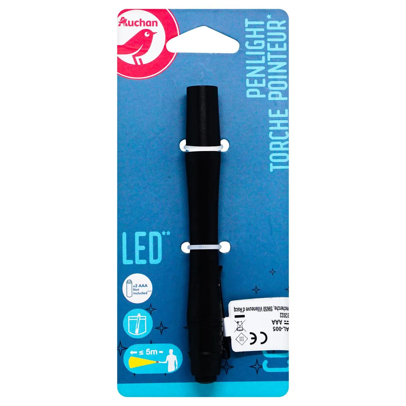 Ліхтар Auchan кишеньковий - Фото 1