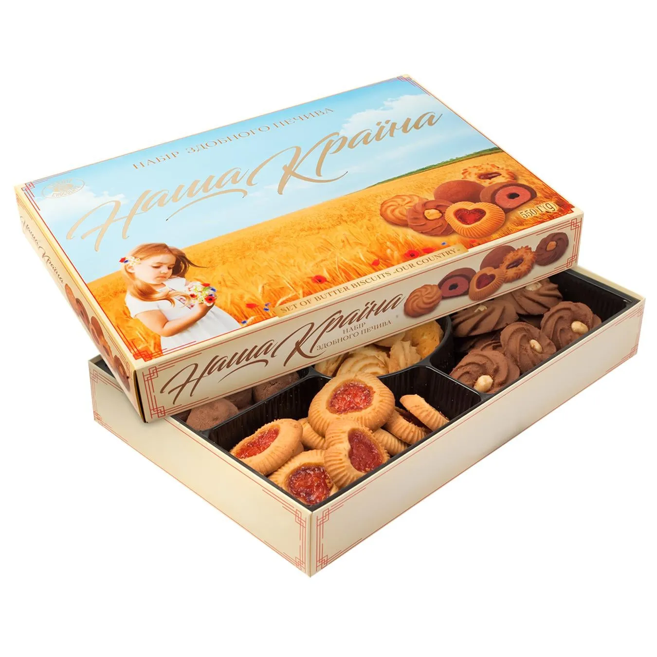 Печиво Бісквіт-Шоколад Наша Країна 550г - Фото 1