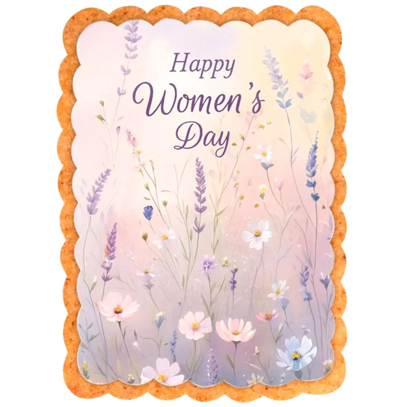 "Пряник оздоблений цукровою масою з білим шоколадом ""Мрійлива весна""" - Фото 1