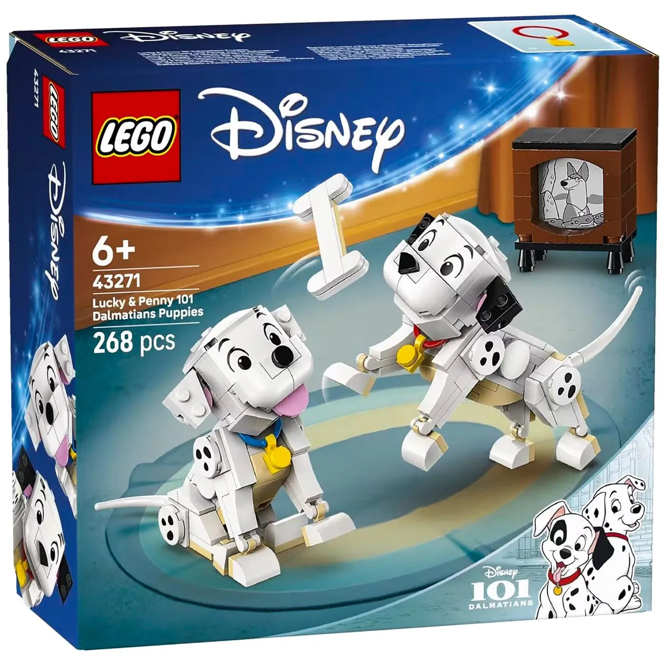 Конструктор LEGO Disney Classic Лакі та Пенні 101 далматинець 268 деталей (43271) - Фото 1